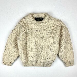 Callen Country Collection Wool Cable Knit Sweater Fisherman Ireland
